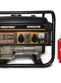 Генератор ГАЗ/бензиновый GREENMAX MB3600B 2.5/2.8 кВт с ручным запуском