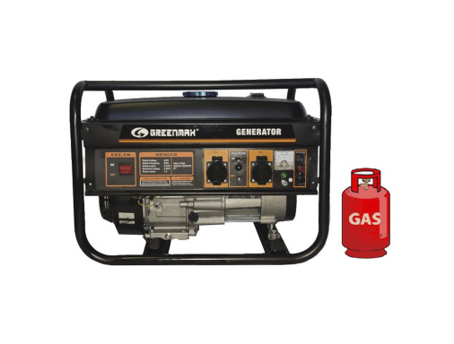 Генератор ГАЗ/бензиновый GREENMAX MB3600B 2.5/2.8 кВт с ручным запуском