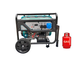 Генератор ГАЗ/бензиновый INVO H6250D-G 5.0/5.5 кВт с электрозапуском