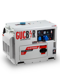 Генератор дизельный Gucbir GJD7000S 6.0/7.0 кВт с электрозапуском