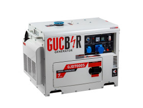 Генератор дизельный Gucbir GJD7000S 6.0/7.0 кВт с электрозапуском