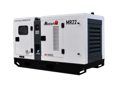 Генератор дизельный Matari MR22 22.0/24.2 кВт, двигатель. Ricardo, с электрозапуском
