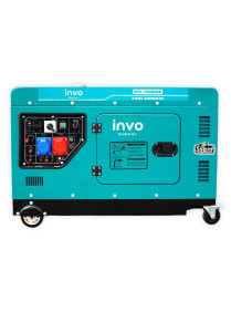 Дизельный генератор INVO DTS-10000EA в кожухе, 9/10кВт, 230/380В