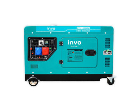 Дизельный генератор INVO DTS-10000EA в кожухе, 9/10кВт, 230/380В